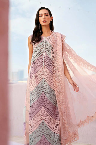 Maria B Lawn 26 Collection -Pink Lilac Suit