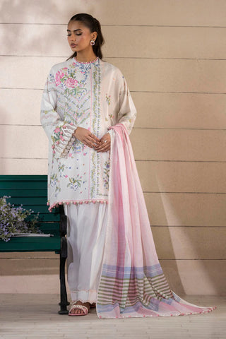 Sana Safinaz Muzlin Spring Vol-1 Collection -Creme Suit