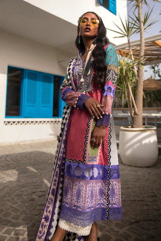 Sana Safinaz Muzlin Summer Eid Lawn - Pink Multi Suit