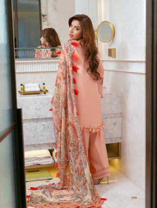 Jade Ombre Starlet Lawn Collection -Pink Suit