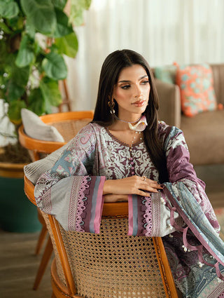 Jade Urbane Printed Lawn Collection -Orchid Suit