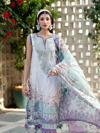 Jade Urbane Lawn Prints Collection- Purple Suit