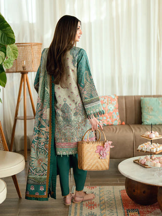 Jade Urbane Prints Lawn Collection - Sea Green Suit