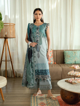 Jade Urbane  Lawn Prints Collection - Beau Blu Suit