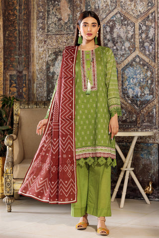 Ittehad Printed Lawn 3-Piece Suit – Vibrant Summer Fashion