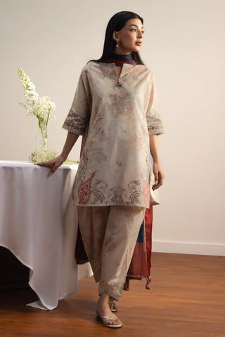 Coco Prints By Zara Shahjahan Prints Collection- Ivory Suit