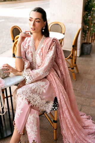 Maria B Lawn 26 Collection -Baby Pink Suit