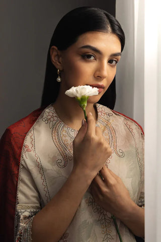 Coco Prints By Zara Shahjahan Prints Collection- Ivory Suit