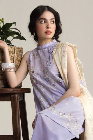 Coco Lawn Embroidered Collection by Zara Shahjahan-Mauve Suit