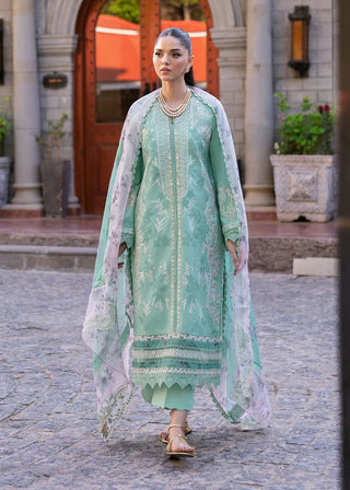Saira Shakira Lawn Collection- Mint Green Suit
