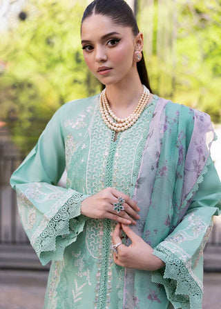 Saira Shakira Lawn Collection- Mint Green Suit
