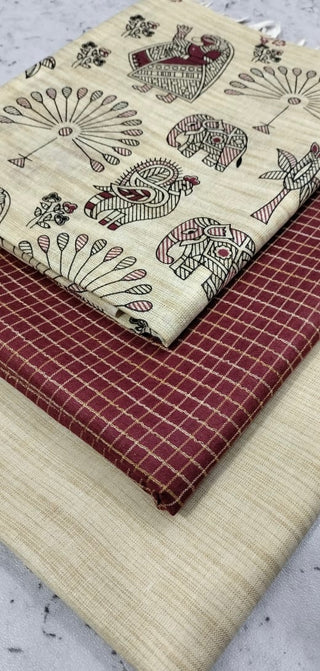 Kataan Khaadi Weaving- 15+ colours available