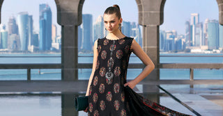 Maria B Lawn 26 Collection -Black Multi Suit