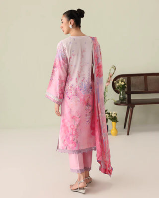 Roheenaz Rosette Lawn Collection-Baby Pink Suit