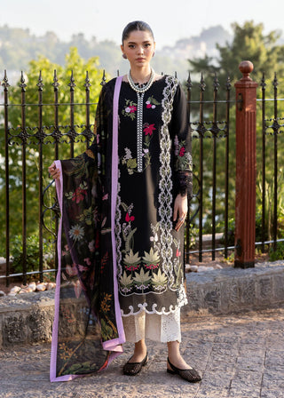 Saira Shakira Lawn Collection-Black Suit