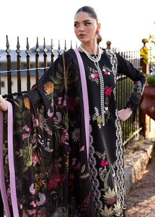 Saira Shakira Lawn Collection-Black Suit