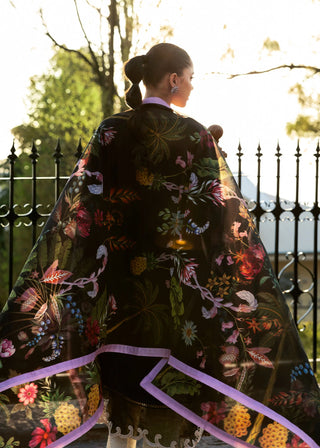Saira Shakira Lawn Collection-Black Suit