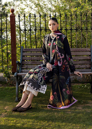 Saira Shakira Lawn Collection-Black Suit