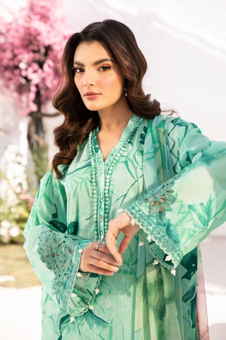 Maria B. M Basics Lawn Summer Collection 2025- Grassy Green