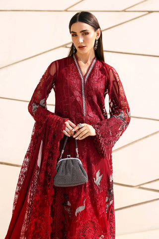 Maria B Lawn26 Collection- Red Suit