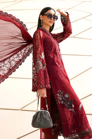 Maria B Lawn26 Collection- Red Suit