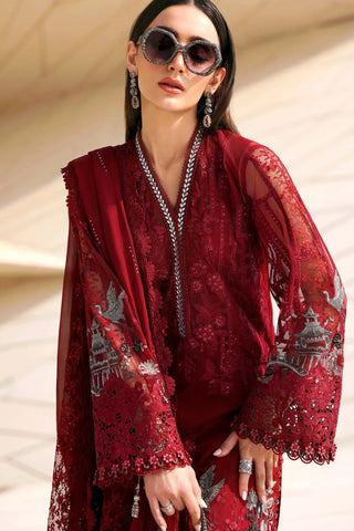 Maria B Lawn26 Collection- Red Suit