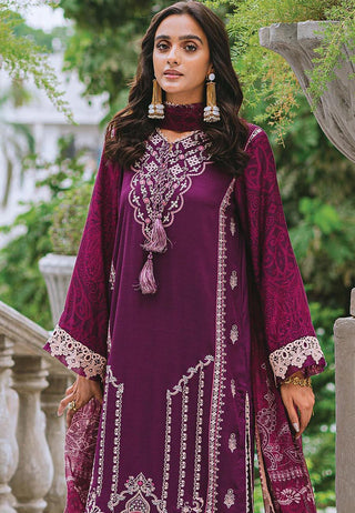 Aabyaan Luxury Winter Collection -Wine Suit