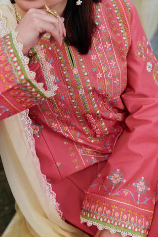 Coco Lawn Embroidered Lawn Collection - Pink Suit