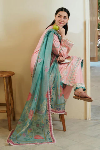 Coco Lawn Embroidered Lawn Collection -Baby Pink Suit