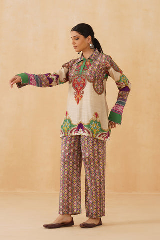 Siron C Digital Printed Cotton Co-ord Set for Summer