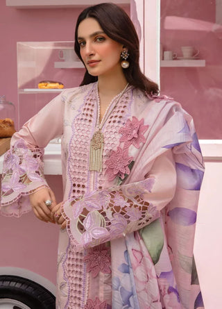 Rangrasiya Carnation Festive Edit Collection-Pink Suit Leah