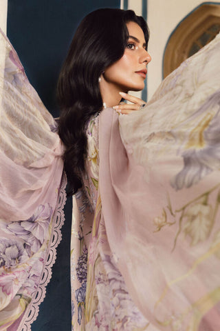 Maria B M Print Fall Winter Collection -Lilac Suit