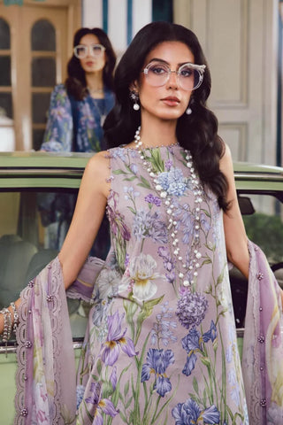 Maria B M Print Fall Winter Collection -Lilac Suit