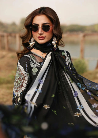 Sardinia Lawn Festive Collection -Black Blue Suit