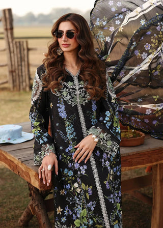 Sardinia Lawn Festive Collection -Black Blue Suit