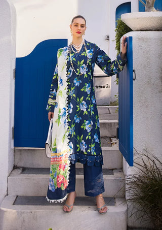 Elaf Luxury Lawn Unstitched Dress Material - Vibrant Digital Prints & Elegant Comfort | Stylish Ensemble