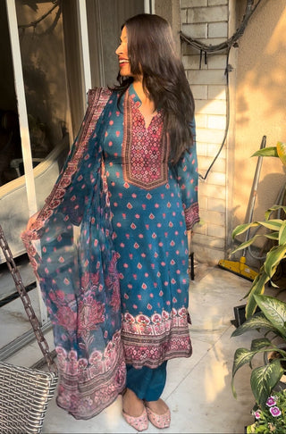 Ready-to-Wear Pure Crepe Salwar Suit for Women | Siron.C