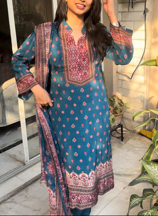 Ready-to-Wear Pure Crepe Salwar Suit for Women | Siron.C