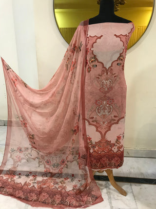 Siron.c Designed Georgette 3-Piece Suit Collection | Printed Seasonal Must-Have