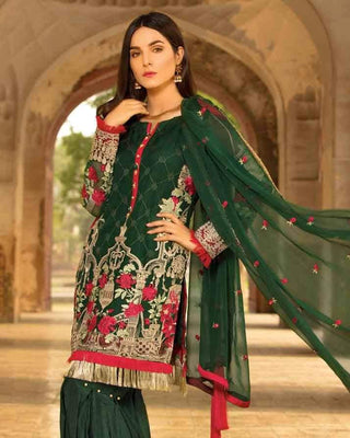 Adan Mah e Rooh Unstitched Chiffon Luxury Collection - Elegant Pakistani Chiffon Suit for Festive Season