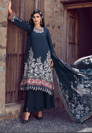 Maria B Mprints Unstitched Collection with Silk Dupatta