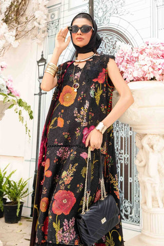 Maria B M Print Summer Lawn Collection -Red Black Suit