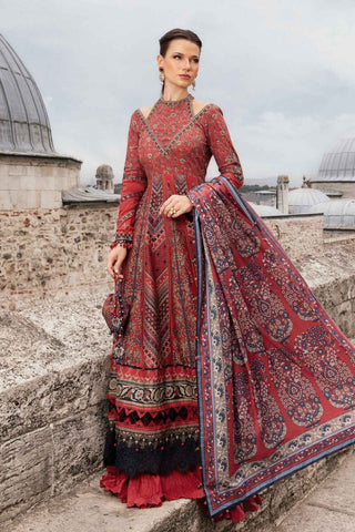 Maria B M Prints Fall Winter Collection - Embroidered Cambric/Linen Material Suits