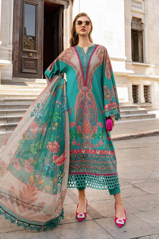 Maria B M Prints Fall Winter Collection - Embroidered Cambric/Linen Material Suits