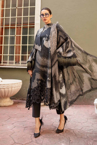 Maria B M Prints Fall Winter Collection - Embroidered Cambric/Linen Material Suits