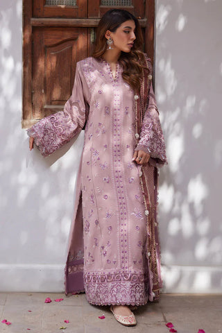 Zaha Winter Khaddar Collection- Narah Pink Suit