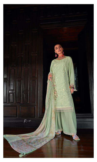 Varsha Ranjhaa Designer Exclusive Muslin Collection-Mint Green Suit