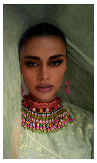 Varsha Ranjhaa Designer Exclusive Muslin Collection-Mint Green Suit