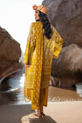 Sana Safinaz Mahay Spring Embroidered Collection -Mustard Suit