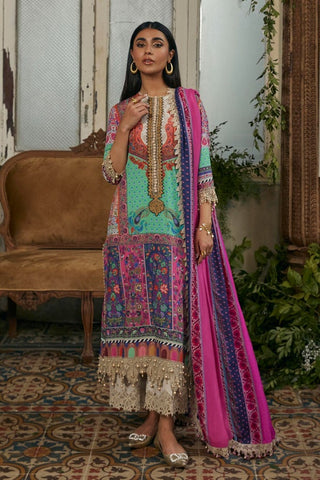 Sana Muzlin Winter Collection – Indian Chatapati and Moroccan Inspired Ensemble with Pashmina Shawl